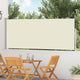 Vidaxl Garden Screen ausziehbar 120 x 500 cm Creme