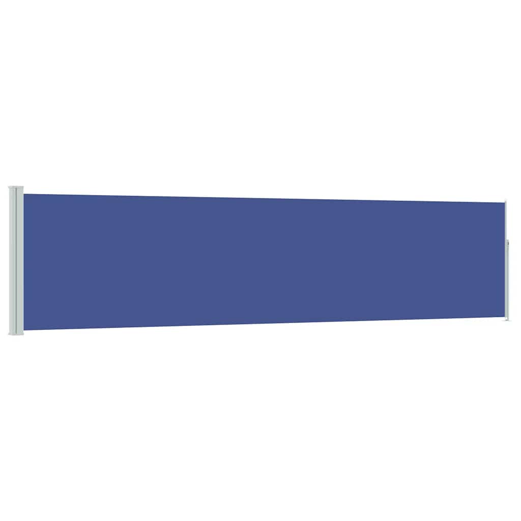 Vidaxl Gartenbildschirm ausziehbar 120 x 500 cm blau