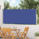 Vidaxl Gartenbildschirm ausziehbar 120 x 500 cm blau