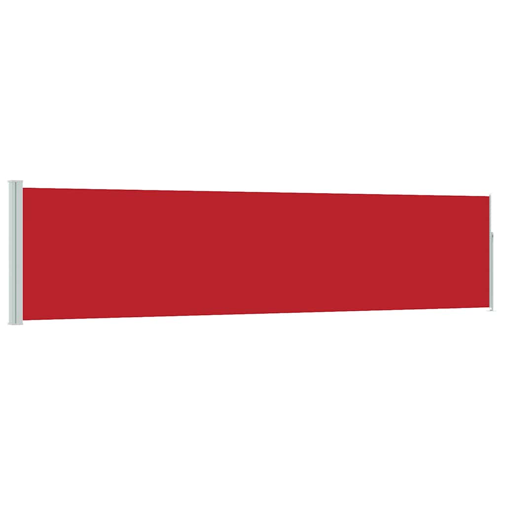 Vidaxl Garden Bildschirm ausziehbar 120 x 500 cm rot