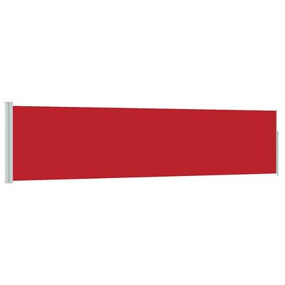 Vidaxl Garden Bildschirm ausziehbar 120 x 500 cm rot