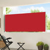 Vidaxl Garden Bildschirm ausziehbar 120 x 500 cm rot