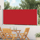 Vidaxl Garden Bildschirm ausziehbar 120 x 500 cm rot