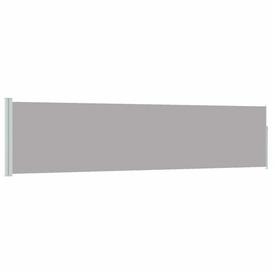 Vidaxl Garden Screen ausziehbar 120 x 500 cm Grau