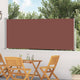 Vidaxl Garden Bildschirm ausziehbar 120 x 500 cm Braun