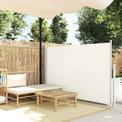 Vidaxl Garden Screen Excedable 140x500 cm Creme