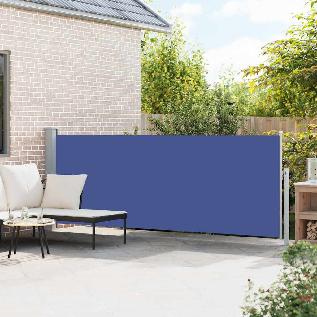 Vidaxl Garden Bildschirm Ausziehbar 140 x 500 cm blau