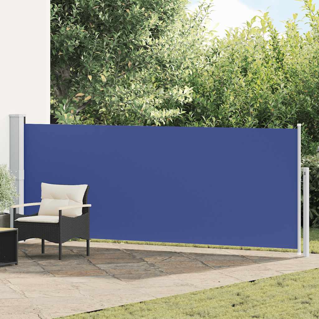 Vidaxl Garden Bildschirm Ausziehbar 140 x 500 cm blau