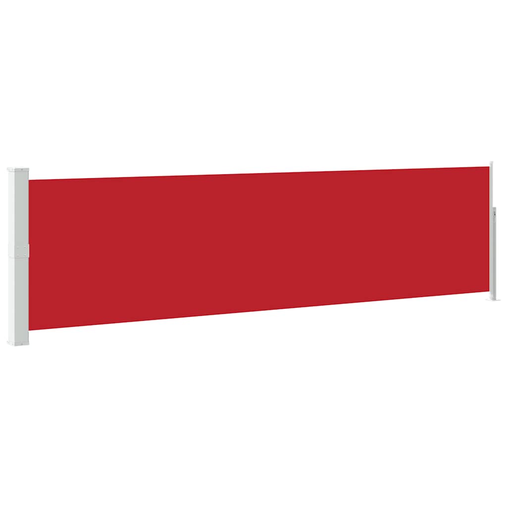Vidaxl Garden Bildschirm ausziehbar 140 x 500 cm rot