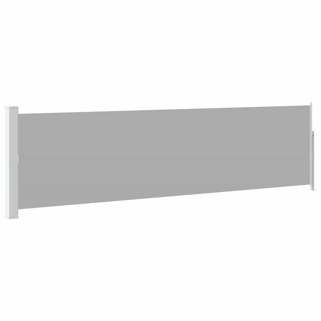 Vidaxl Garden Bildschirm ausziehbar 140 x 500 cm Grau