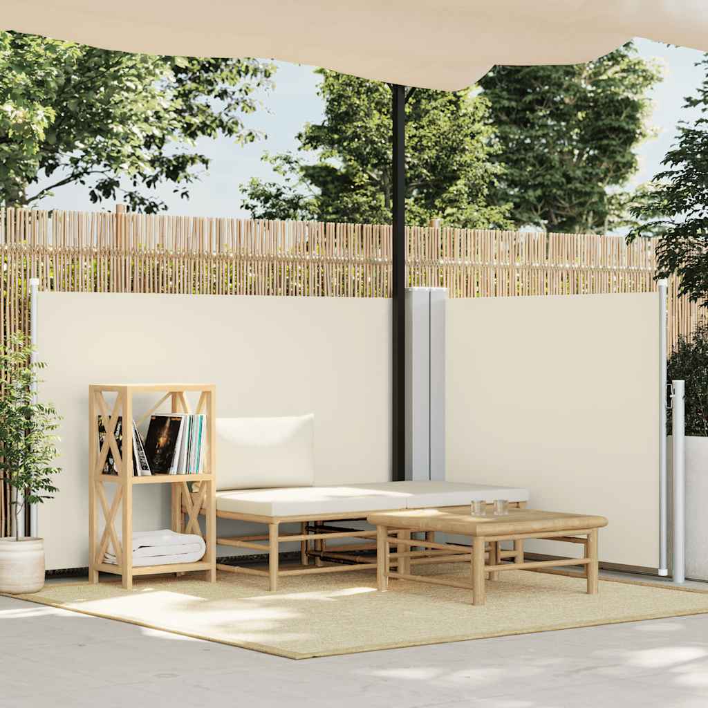VIDAXL -Windschutzscheibe 100x600 cm Creme