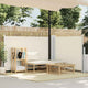 VIDAXL -Windschutzscheibe 100x600 cm Creme
