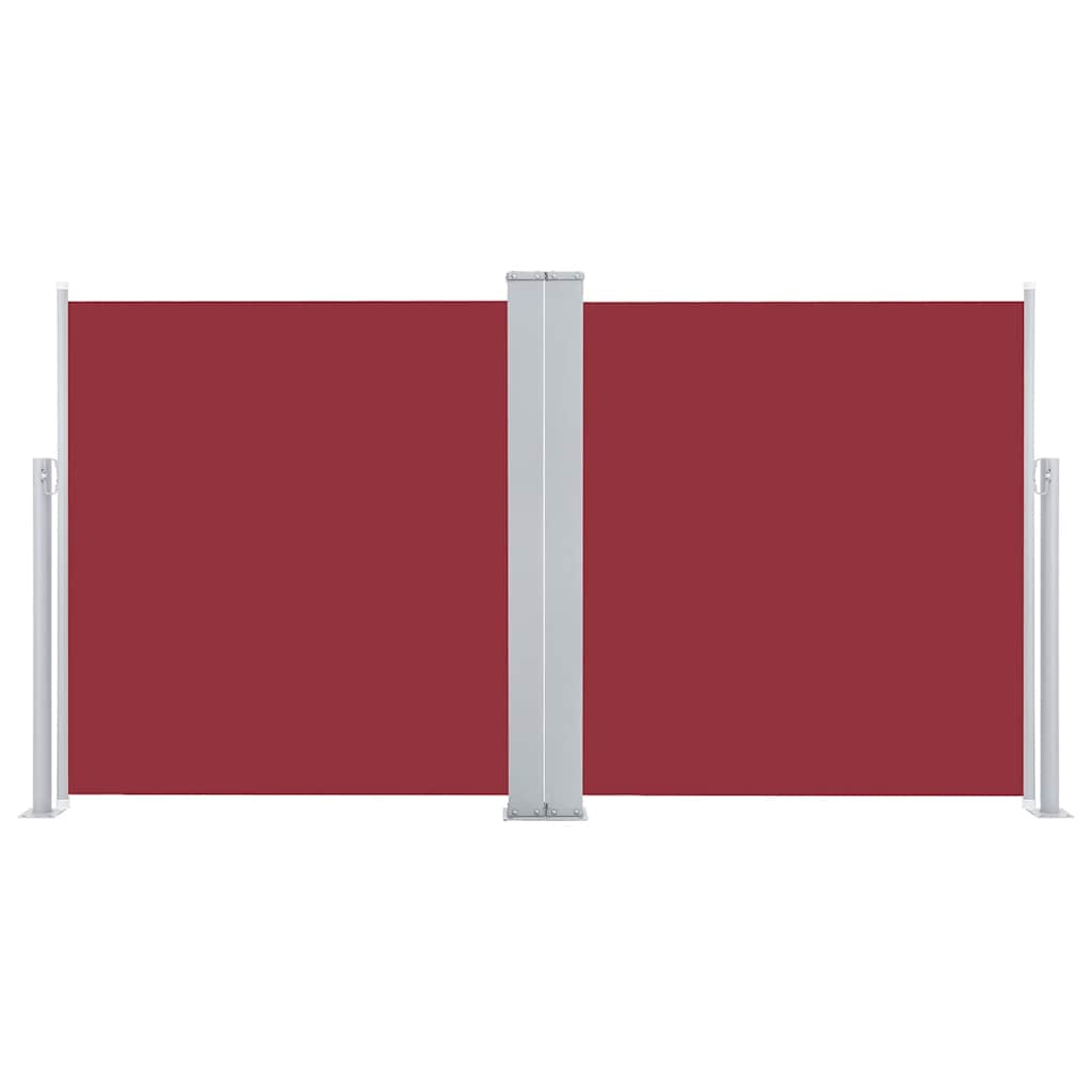 Vidaxl Windschutzscheibe ausziehbar 120 x 600 cm rot