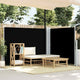 VIDAXL -Windschutzscheibe ausziell 140 x 600 cm schwarz