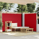VIDAXL -Windschutzscheibe ausziell 140 x 600 cm rot