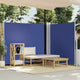 VIDAXL -Windschutzscheibe 160 x 600 cm blau