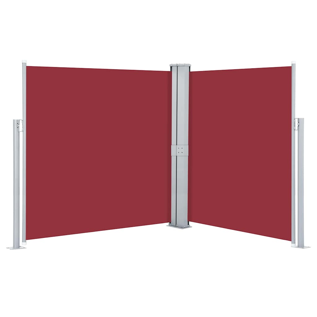 Vidaxl Windschutzscheibe ausziehbar 170 x 600 cm rot