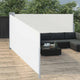 VIDAXL -Windschutzscheibe 100x1000 cm Creme