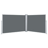 VIDAXL -Windschutzscheibe 100x1000 cm Anthrazit ausziehbar - afbeelding 2