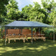 Vidaxl Partytent Professional 90 g m² 4x6 m grün