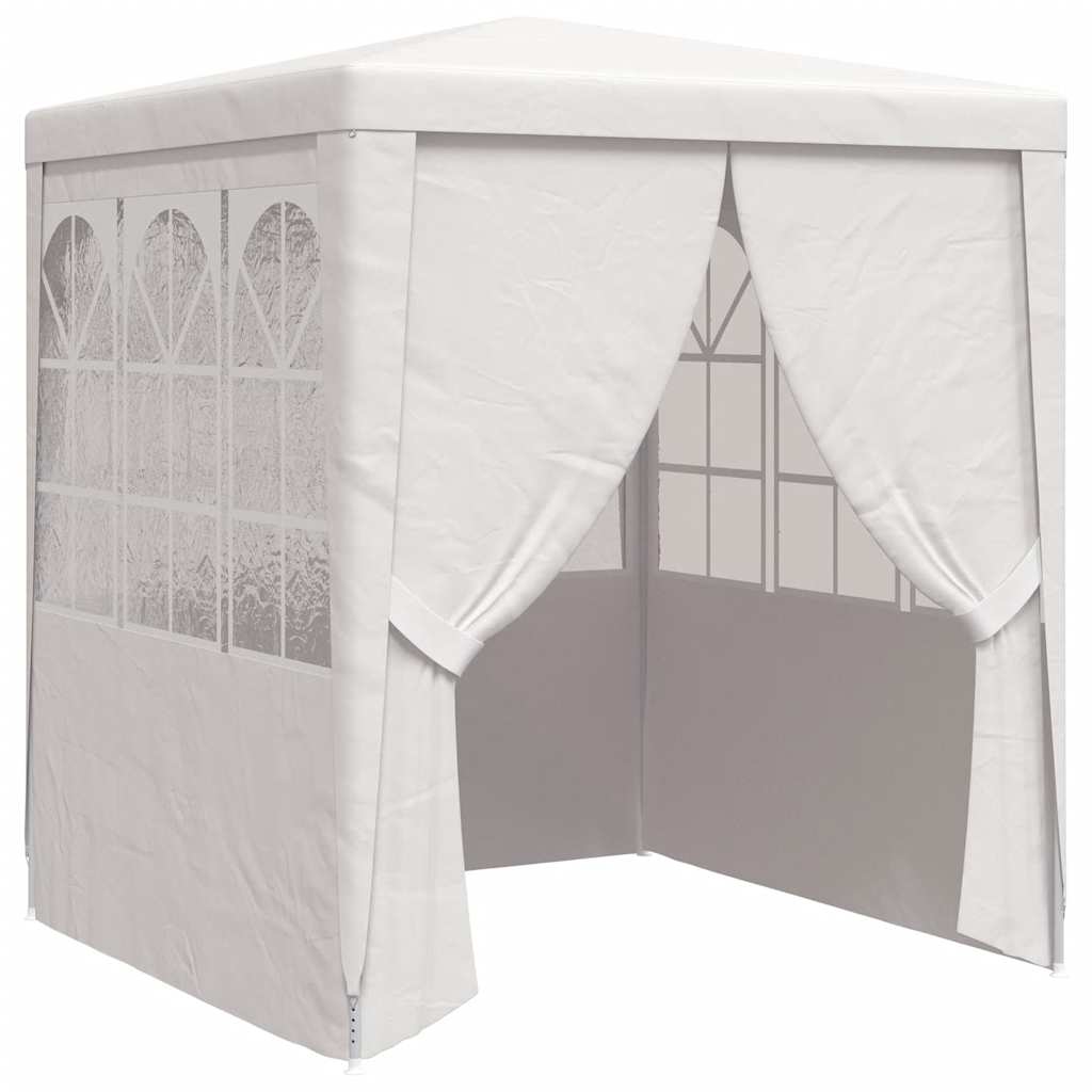 Vidaxl -Partyzelt mit Seitenwänden Professional 90 g m² 2x2 m Weiß