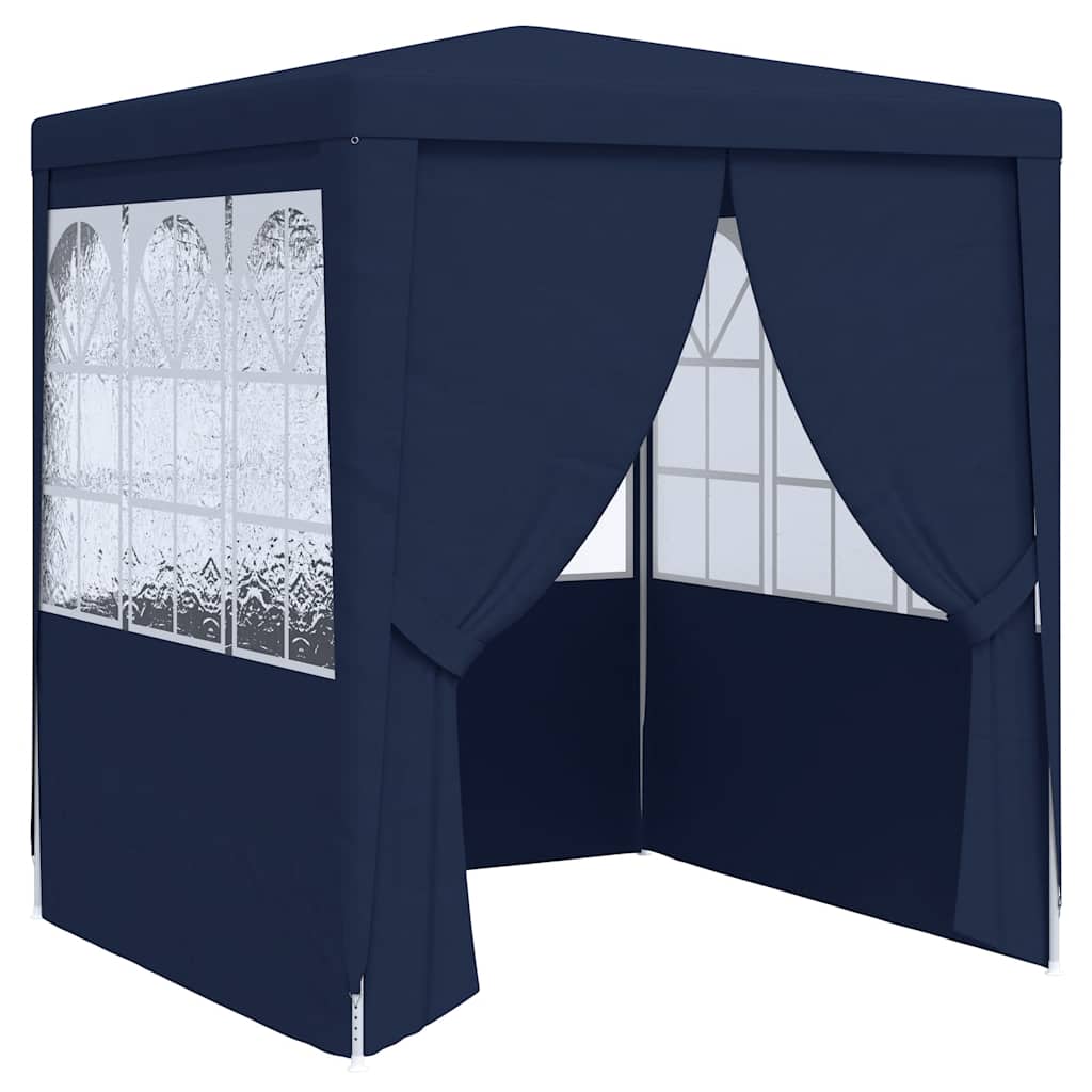 Vidaxl -Partyzelt mit Seitenwänden Professional 90 g m² 2,5 x 2,5 m blau