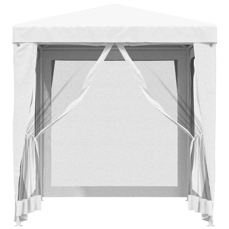Vidaxl -Partyzelt mit 4 -Mesh -Seitenwänden 2x2 m weiß