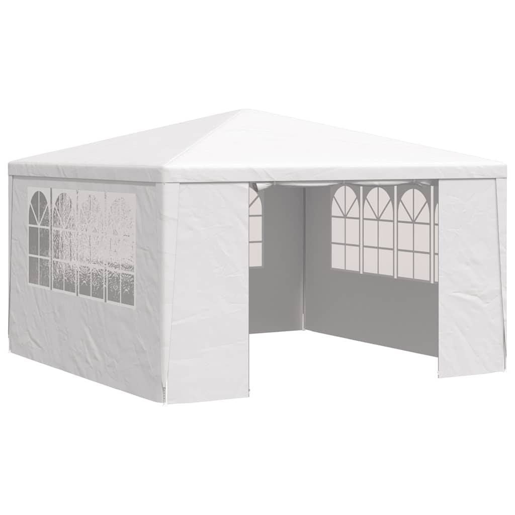 Vidaxl -Partyzelt mit Seitenwänden Professional 90 g m² 4x4 m Weiß