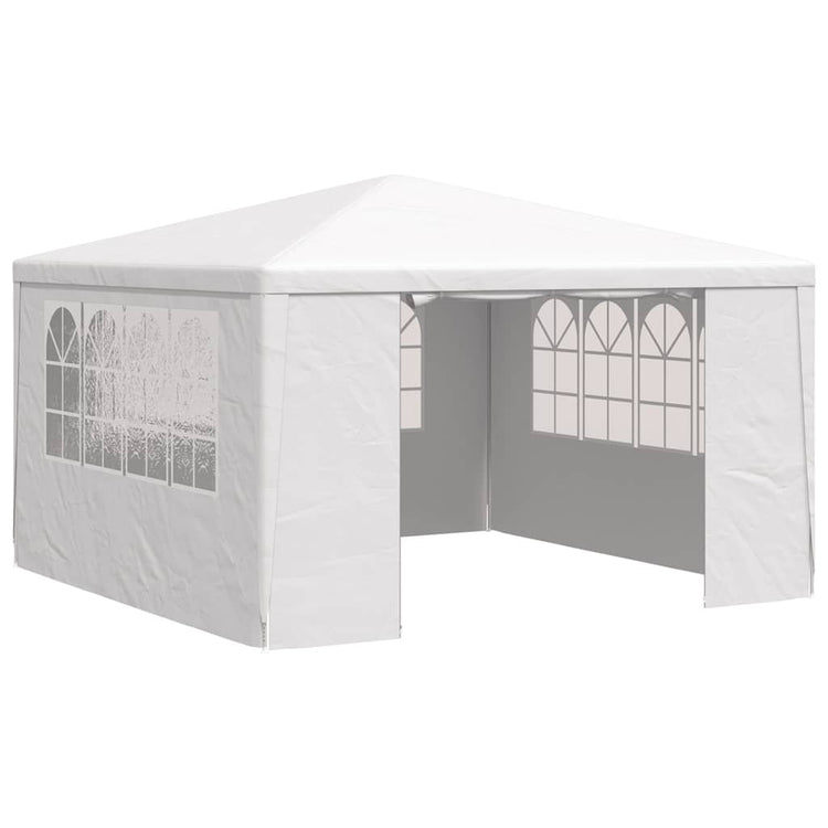 Vidaxl -Partyzelt mit Seitenwänden Professional 90 g m² 4x4 m Weiß