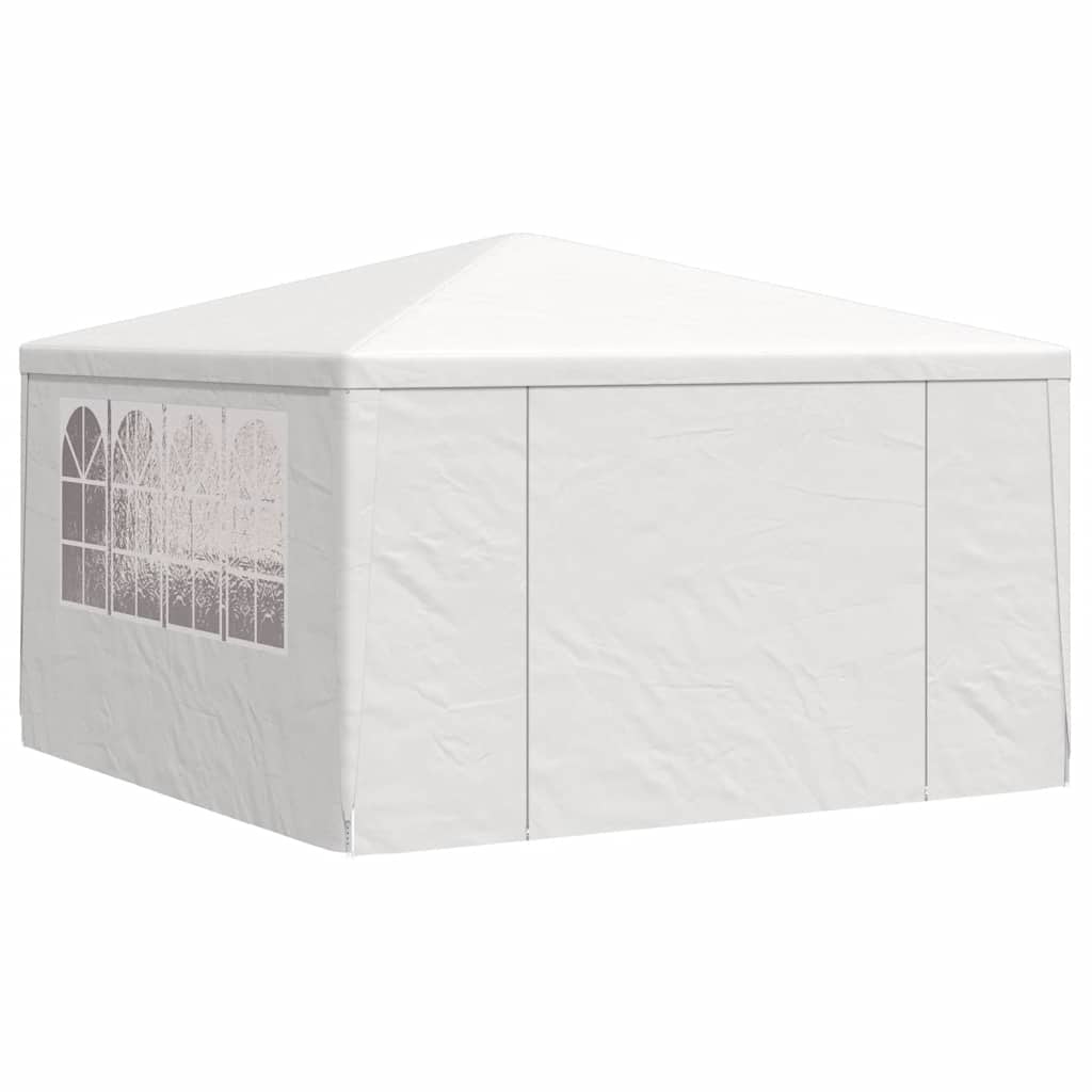 Vidaxl -Partyzelt mit Seitenwänden Professional 90 g m² 4x4 m Weiß