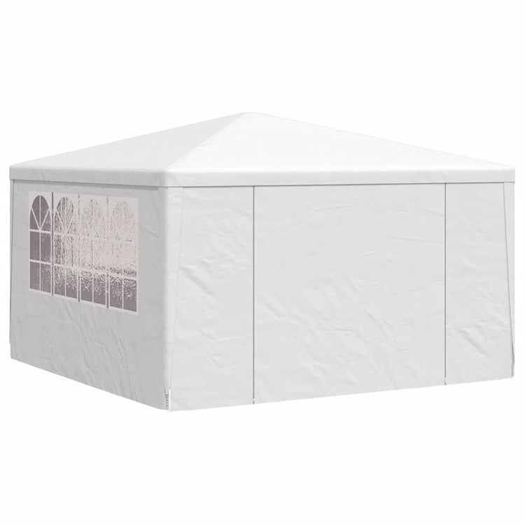 Vidaxl -Partyzelt mit Seitenwänden Professional 90 g m² 4x4 m Weiß