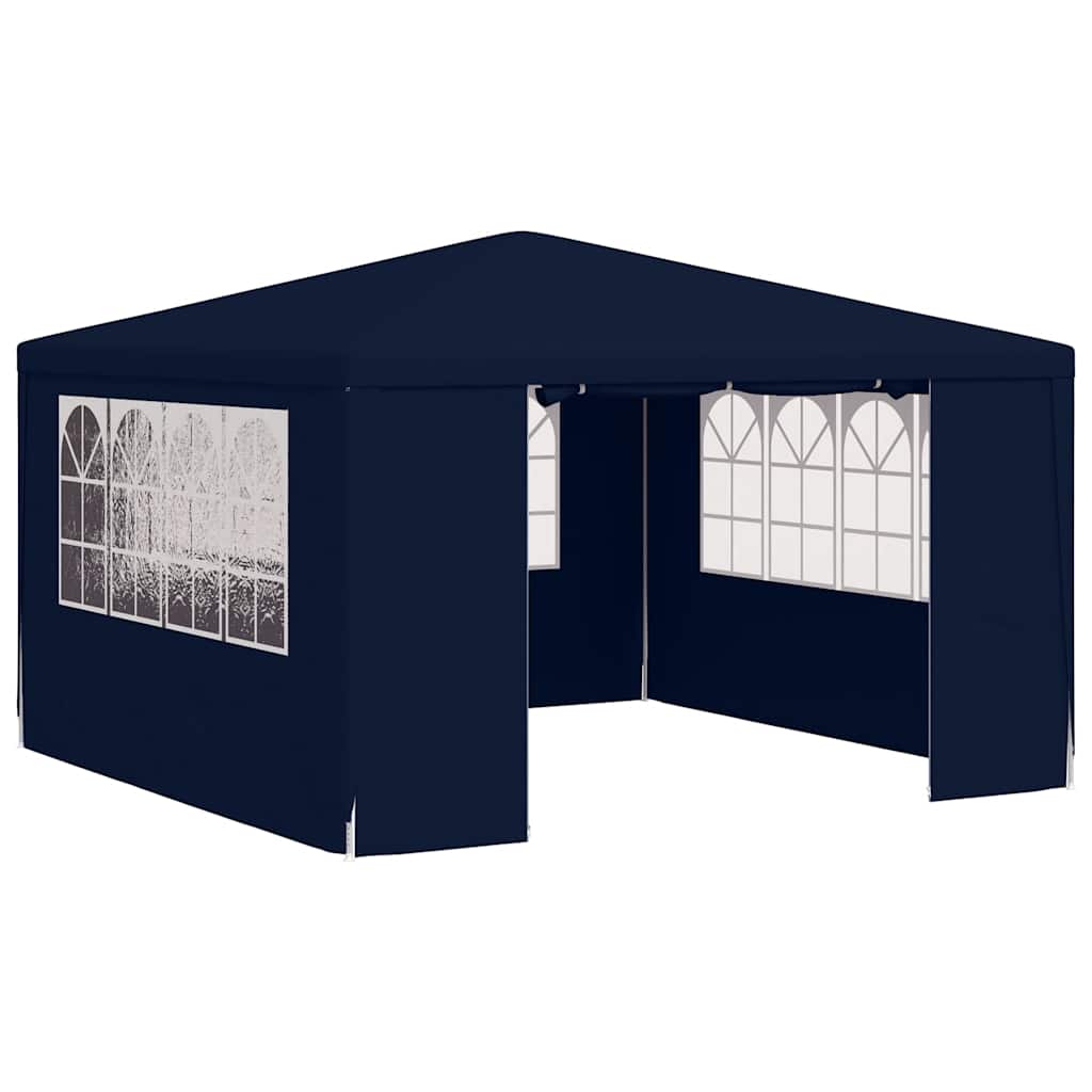 Vidaxl -Partyzelt mit Seitenwänden Professional 90 g m² 4x4 m blau