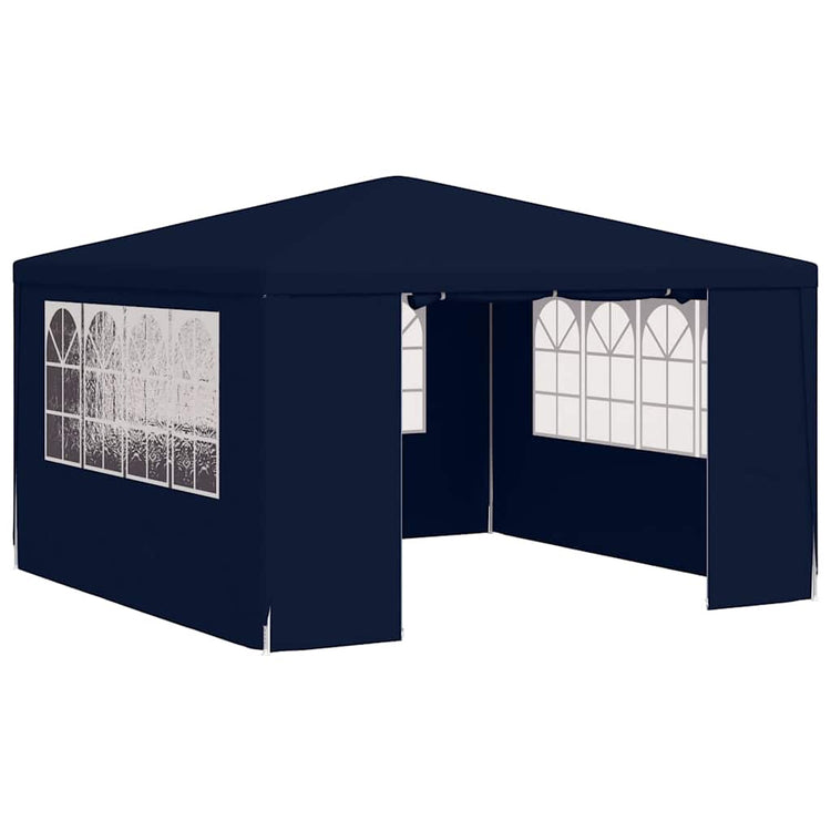Vidaxl -Partyzelt mit Seitenwänden Professional 90 g m² 4x4 m blau