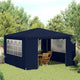 Vidaxl -Partyzelt mit Seitenwänden Professional 90 g m² 4x4 m blau