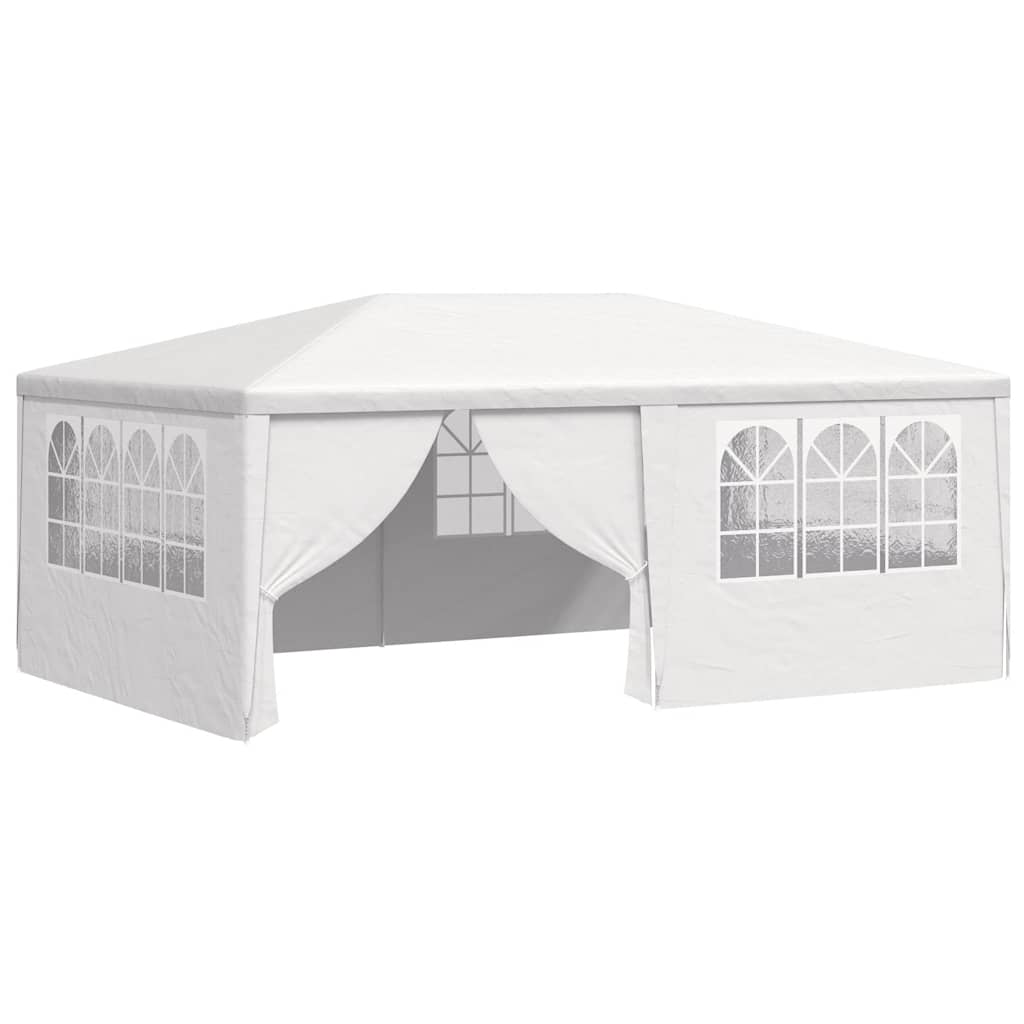 Vidaxl -Partyzelt mit Seitenwänden Professional 90 g m² 4x6 m Weiß