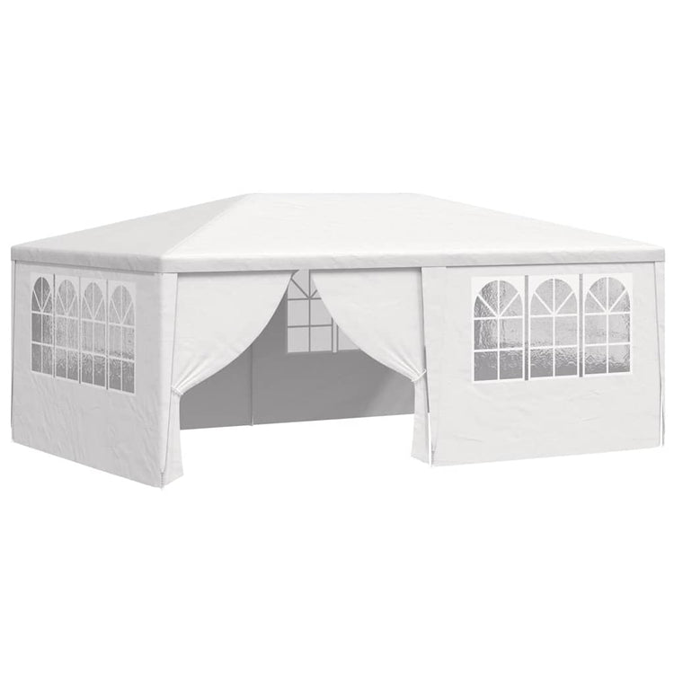 Vidaxl -Partyzelt mit Seitenwänden Professional 90 g m² 4x6 m Weiß