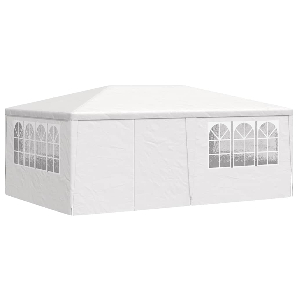 Vidaxl -Partyzelt mit Seitenwänden Professional 90 g m² 4x6 m Weiß