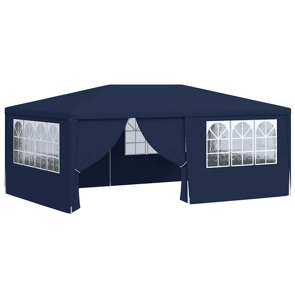 Vidaxl -Partyzelt mit Seitenwänden Professional 90 g m² 4x6 m blau