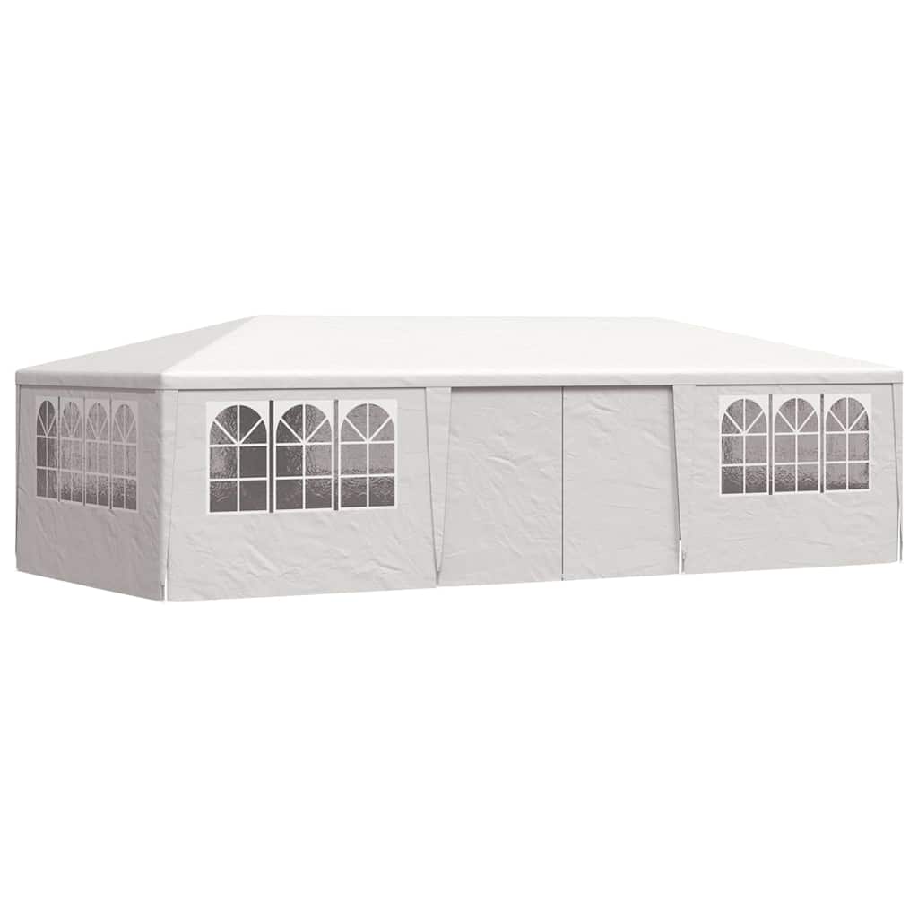 Vidaxl -Partyzelt mit Seitenwänden Professional 90 g m² 4x9 m Weiß