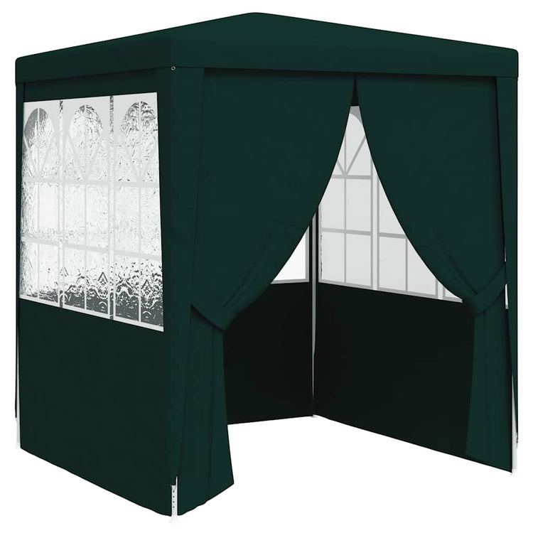 Vidaxl -Partyzelt mit Seitenwänden Professional 90 g m² 2,5 x 2,5 m Grün
