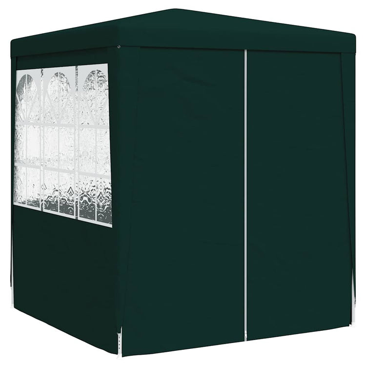 Vidaxl -Partyzelt mit Seitenwänden Professional 90 g m² 2,5 x 2,5 m Grün