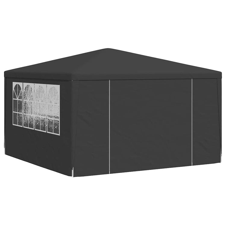 Vidaxl -Partyzelt mit Seitenwänden Professional 90 g m² 4x4 m Anthrazit