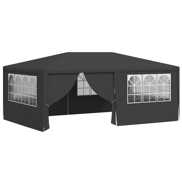 Vidaxl -Partyzelt mit Seitenwänden Professional 90 g m² 4x6 m Anthrazit
