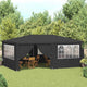 Vidaxl -Partyzelt mit Seitenwänden Professional 90 g m² 4x6 m Anthrazit