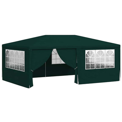 Vidaxl -Partyzelt mit Seitenwänden Professional 90 g m² 4x6 m grün