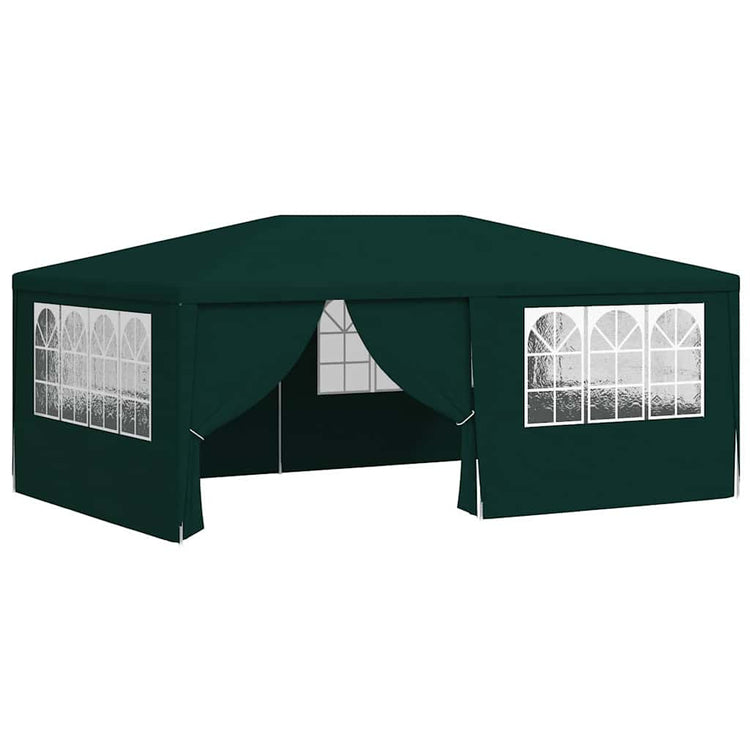 Vidaxl -Partyzelt mit Seitenwänden Professional 90 g m² 4x6 m grün