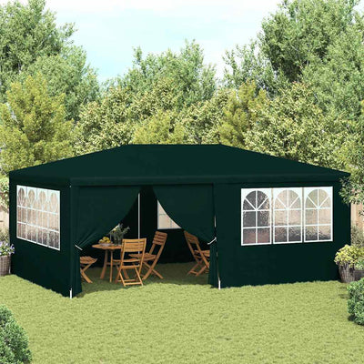 Vidaxl -Partyzelt mit Seitenwänden Professional 90 g m² 4x6 m grün