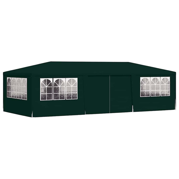 Vidaxl -Partyzelt mit Seitenwänden Professional 90 g m² 4x9 m grün