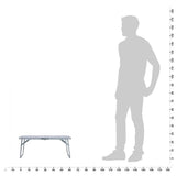 Vidaxl Camping Tabelle zusammenklappbar 60 x 40 cm Aluminium Weiß - afbeelding 3