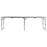 Vidaxl Bier -Pong -Tisch faltbar 240 cm schwarz - afbeelding 3